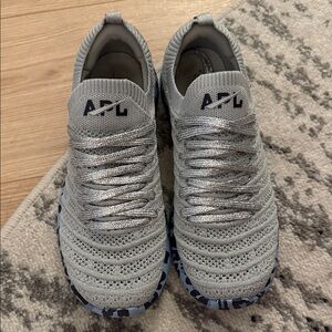 APL Women’s Silver and Blue Sneakers